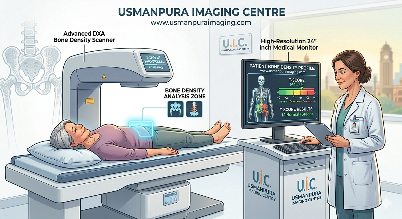 Dexa Scan machine at Usmanpura Imaging Center Ahmedabad