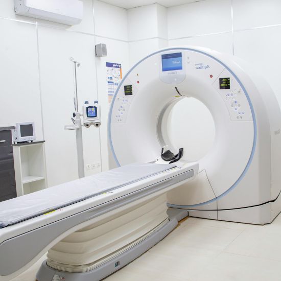 CT scan procedure patient comfort